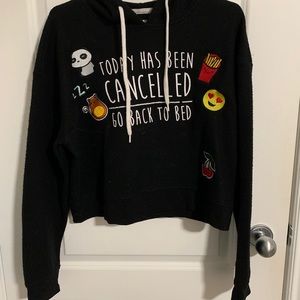 Bluenotes black hoodie with decals